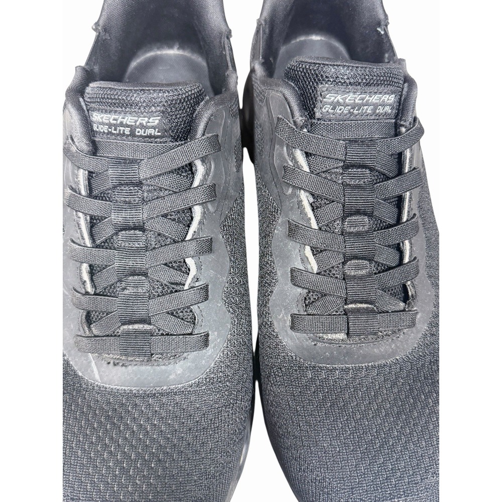 Skechers Mens Glide Lite Swift Fit Hands Free Slip On Walking Shoes Black 13 - Picture 14 of 15